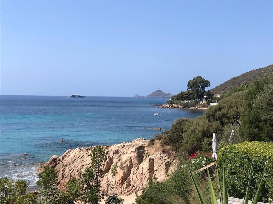 Bel App T2 En Bord De Mer Vue Sanquinaires Piscine Ajaccio  Kültér fotó