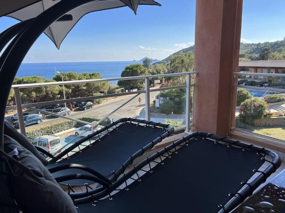 Bel App T2 En Bord De Mer Vue Sanquinaires Piscine Ajaccio  Kültér fotó